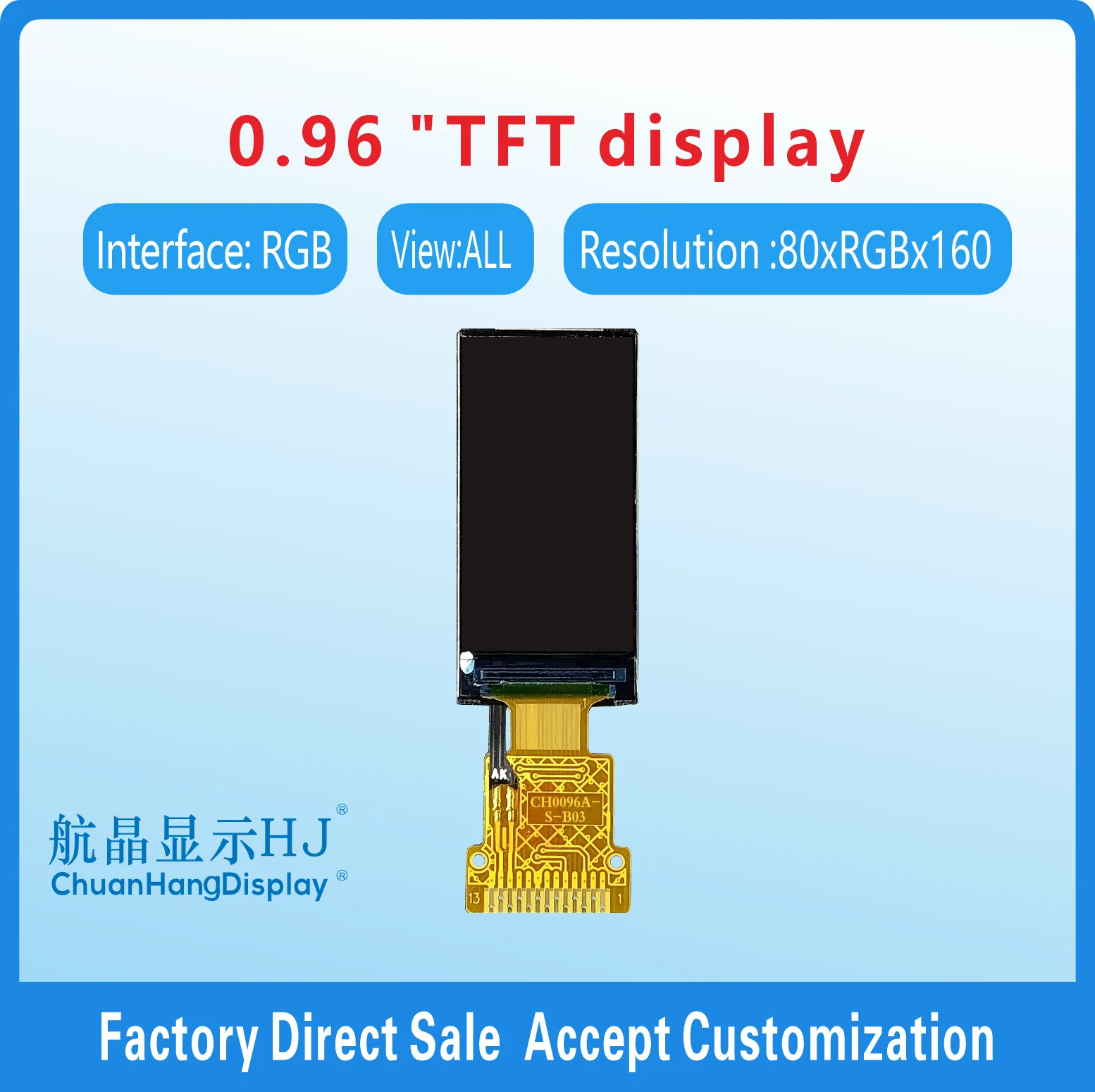 0,96" TFT-Display