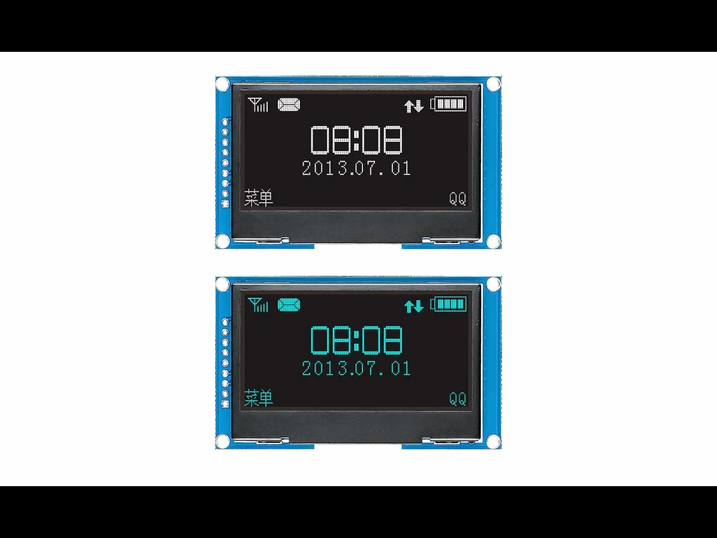 OLED de 2.42 pulgadas 128x64