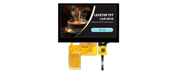 &Eacute;cran tactile capacitif TFT 4,3"