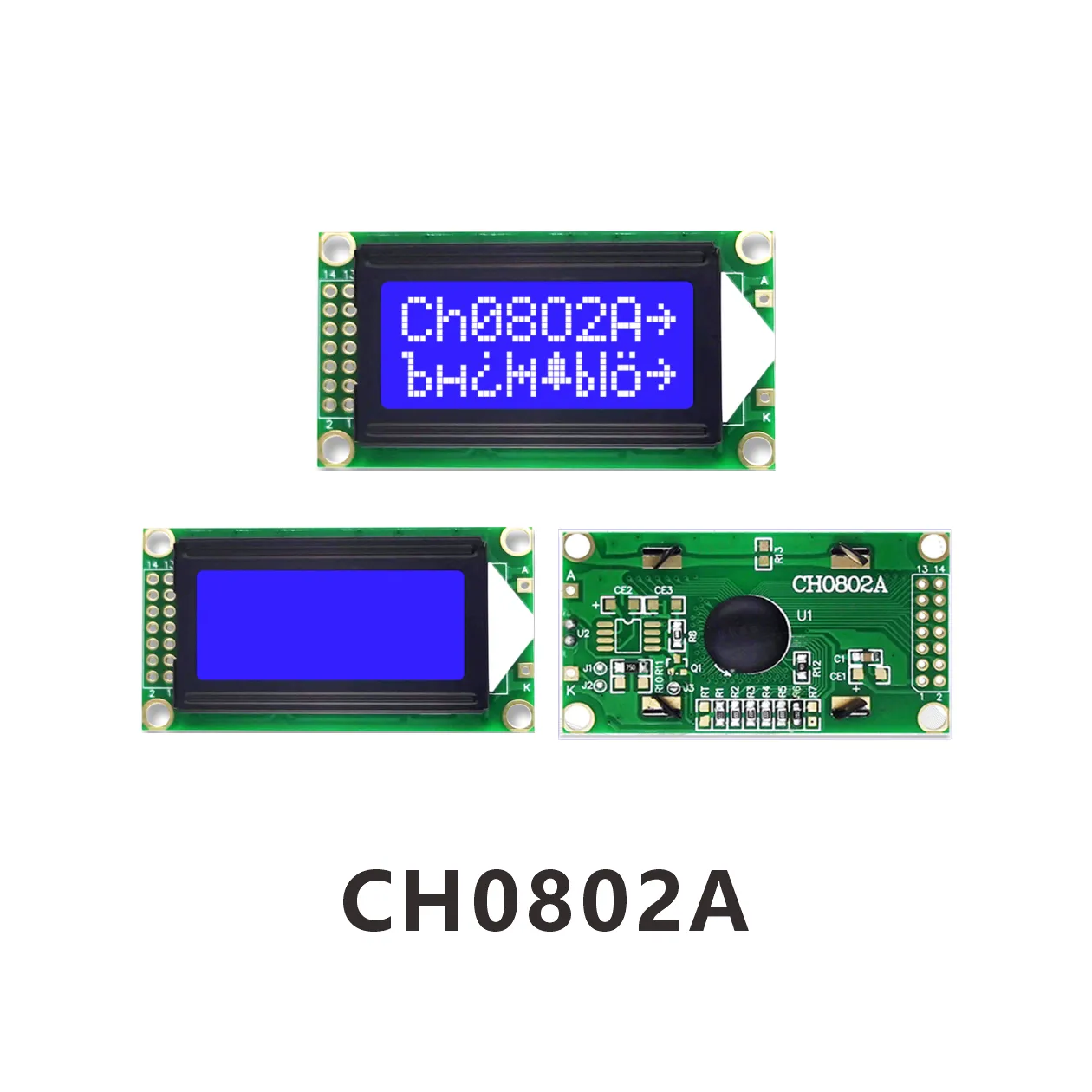 CH0802A 8x2 Zeichen LCD-Anzeigemodul