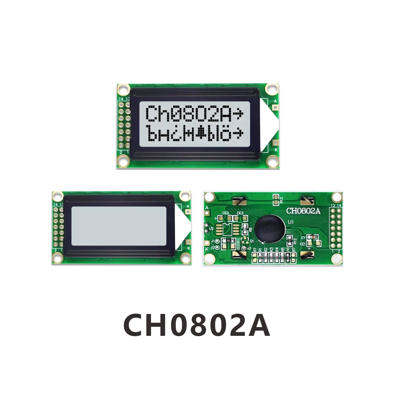 CH0802A 8x2 Zeichen LCD-Anzeigemodul