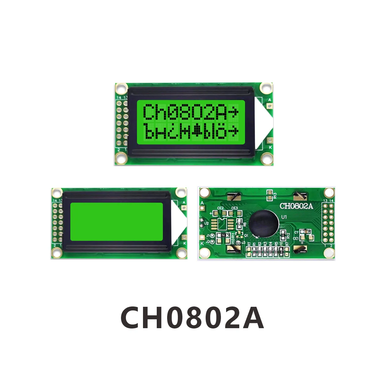 CH0802A 8x2 Zeichen LCD-Anzeigemodul