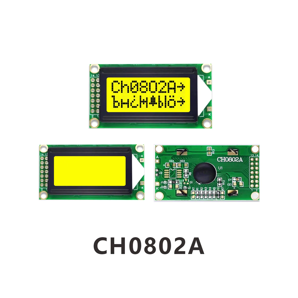 CH0802A 8x2 Zeichen LCD-Anzeigemodul