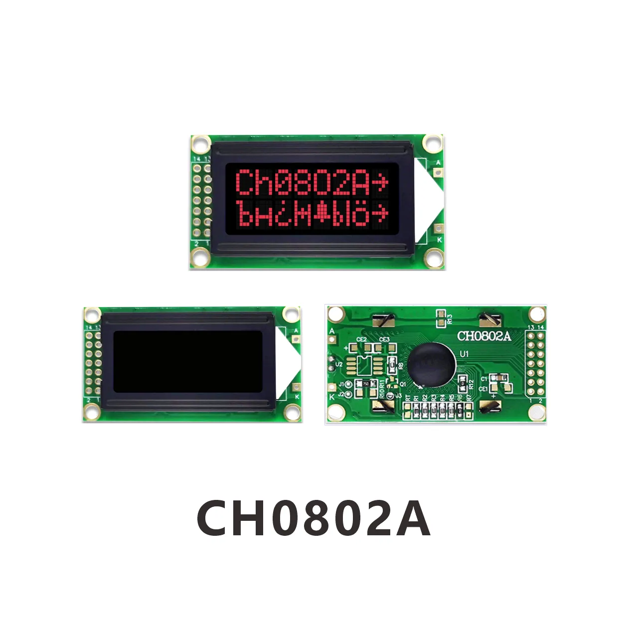 CH0802A 8x2 Zeichen LCD-Anzeigemodul