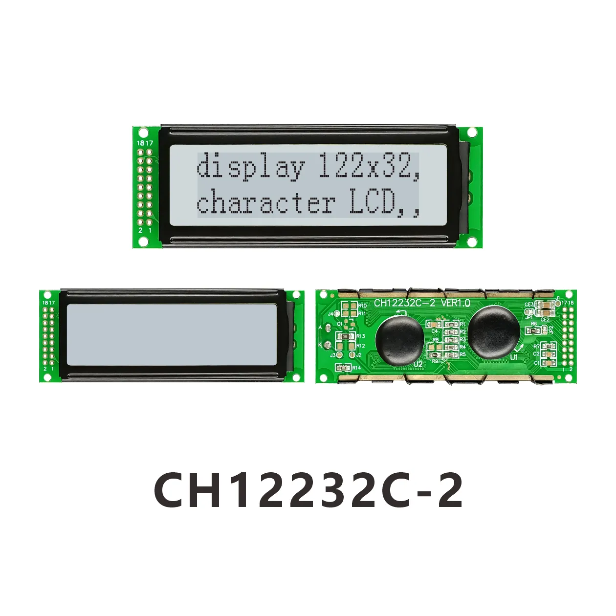 CH12232C-2 &Eacute;cran LCD graphique 122 x 32