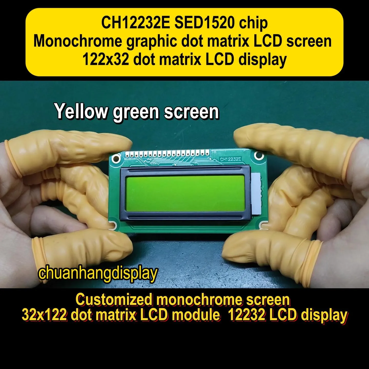 Module d'affichage LCD graphique CH12232E
