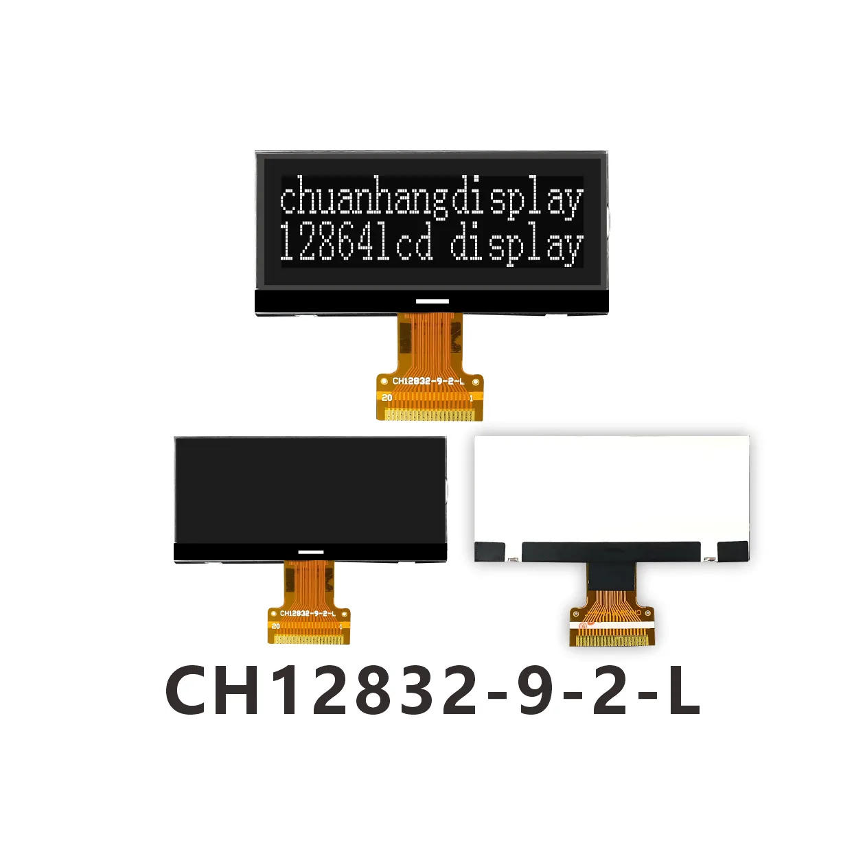 CH12832-9-2-L Grafisches LCD-Display 128x32