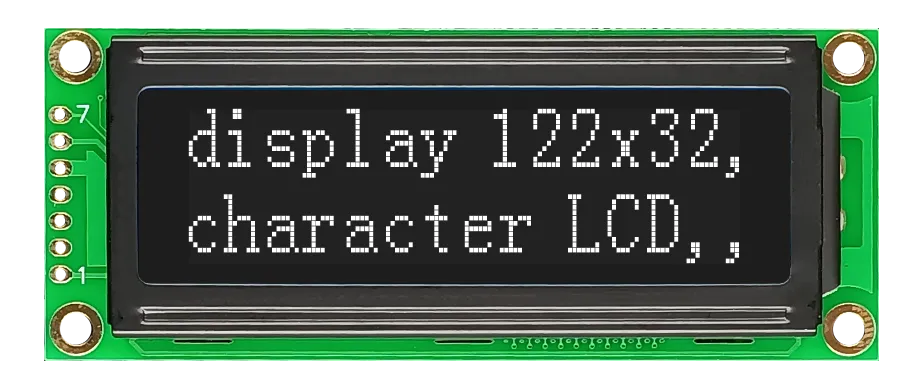 CH12832B-12 LCD graphique 128x32, AIP31066 LCD