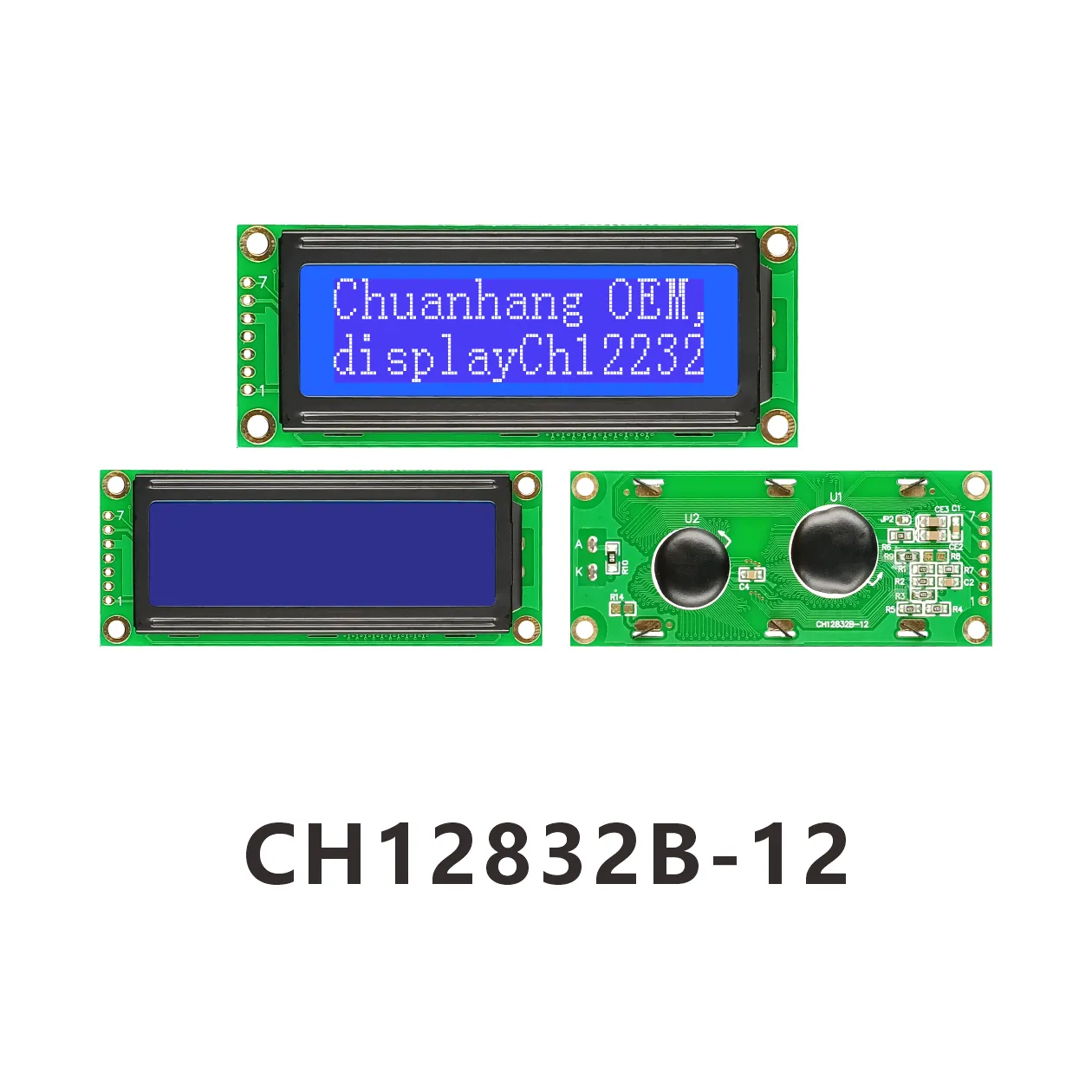 CH12832B-12 Grafik-LCD 128x32, AIP31066 LCD