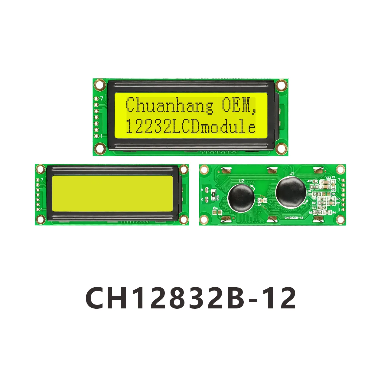 CH12832B-12 Grafik-LCD 128x32, AIP31066 LCD