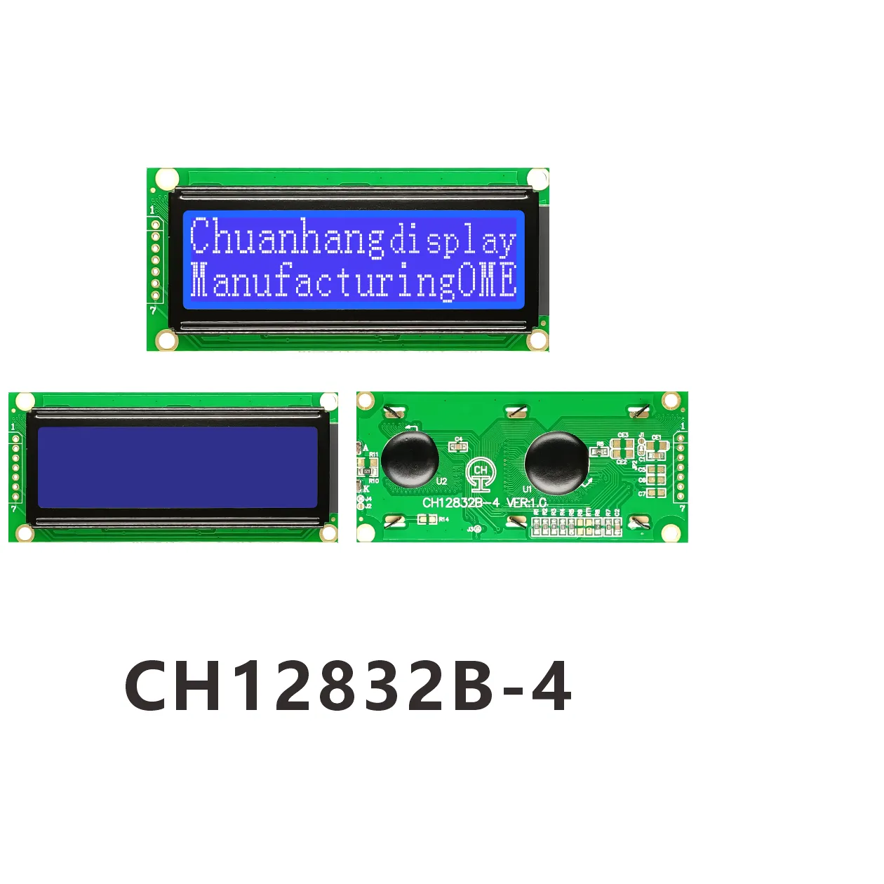 CH12832B-4 128x32 Pantalla LCD Gr&aacute;fica (AIP31066)