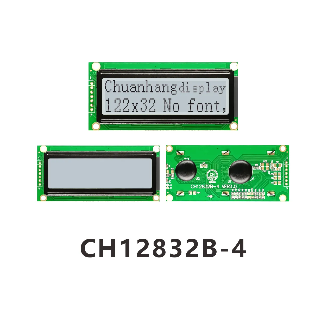 CH12832B-4 128x32 Pantalla LCD Gr&aacute;fica (AIP31066)