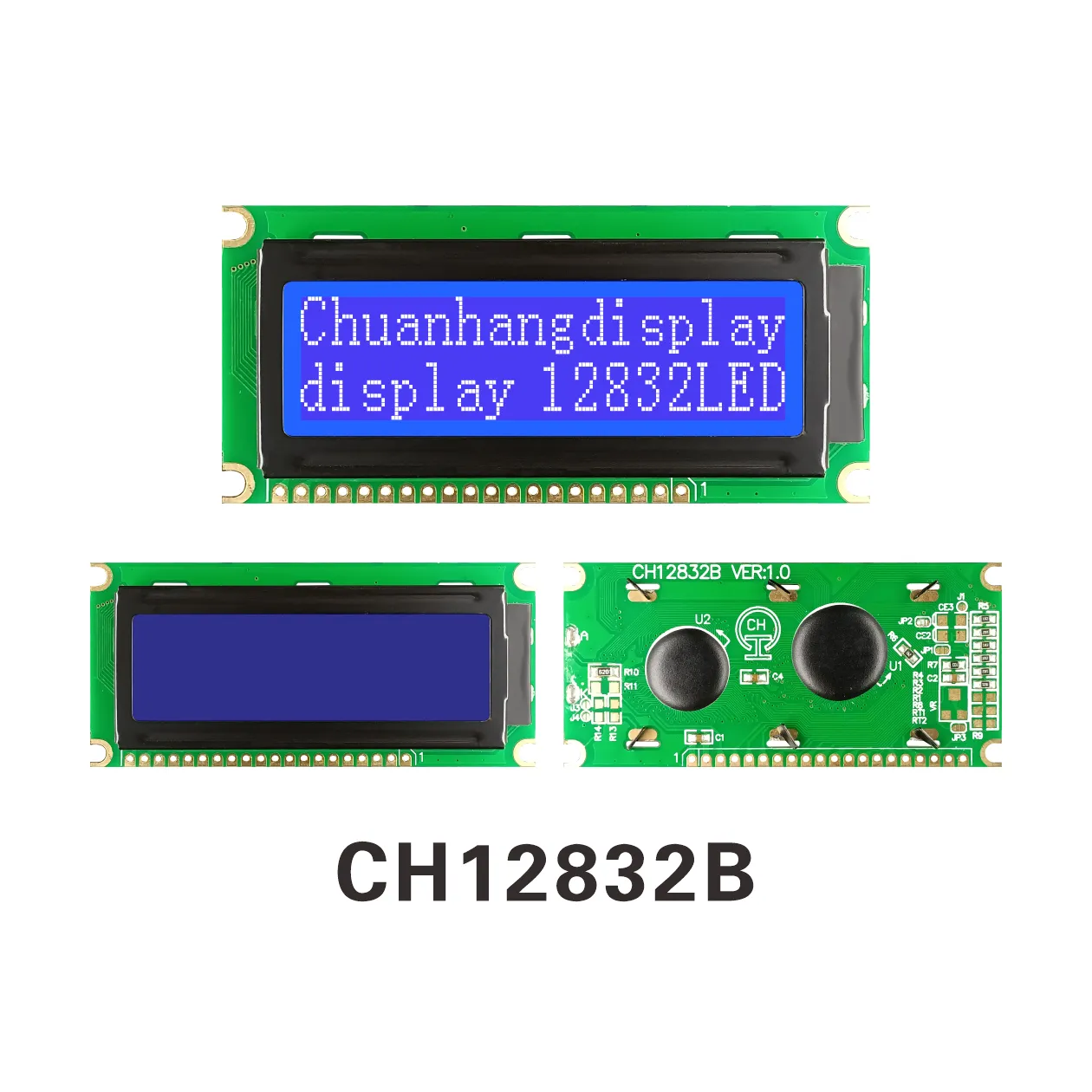 CH12832B 128x32 Pantalla Gr&aacute;fica COB LCD