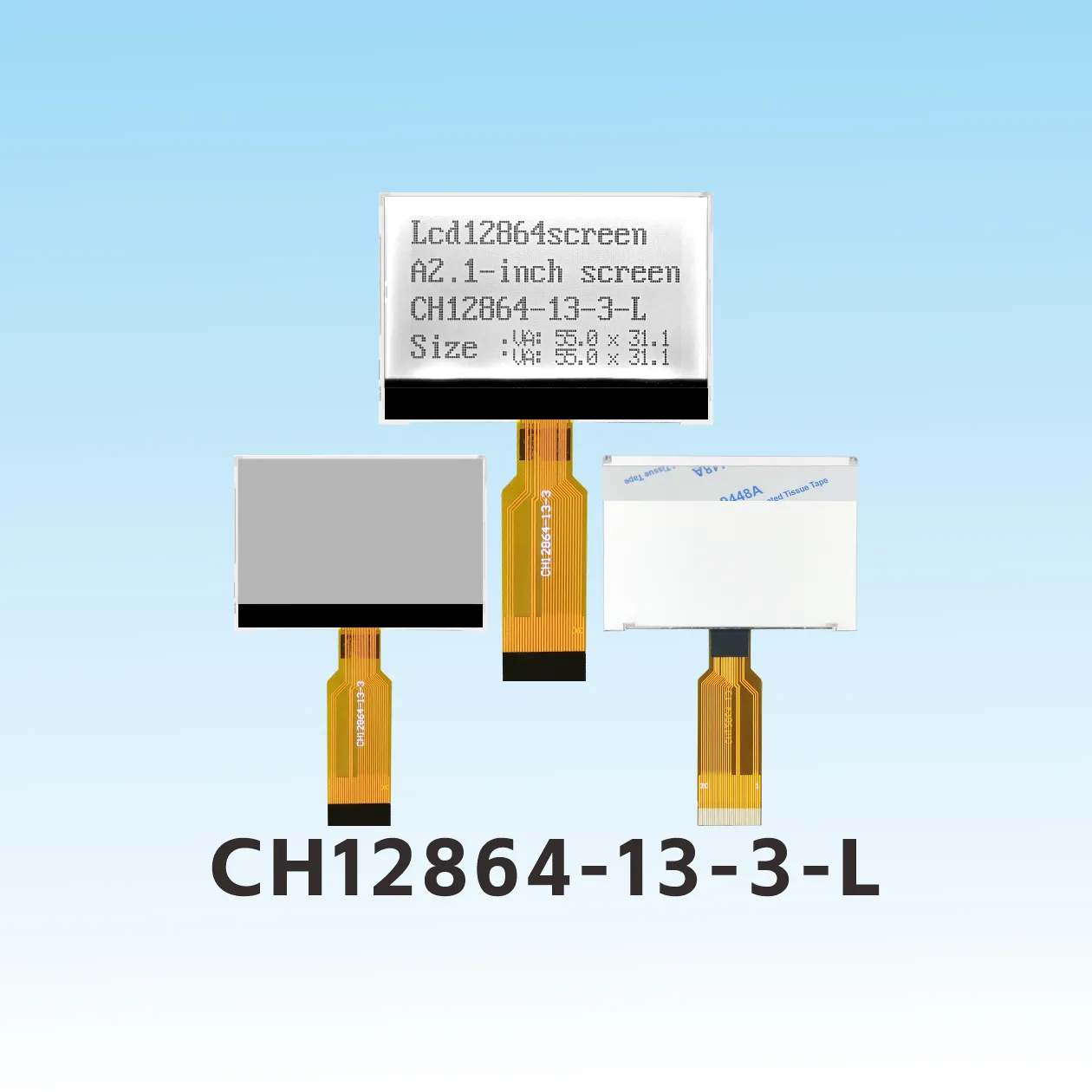 CH12864-13-3-L lcd cog lda 128 x 64 anciens modèles