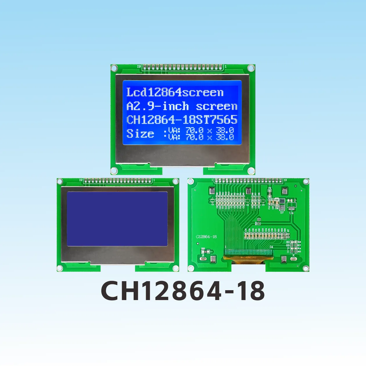 CH12864-18 pantalla 12864