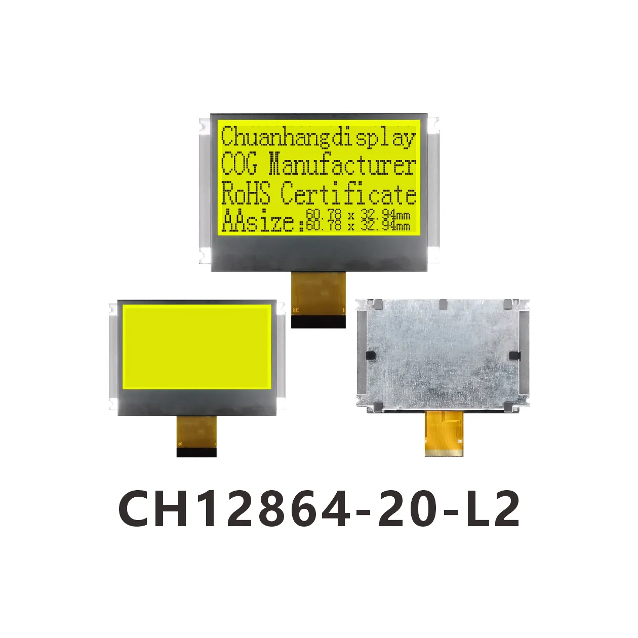 CH12864-20-L2   Module LCD COG 12864