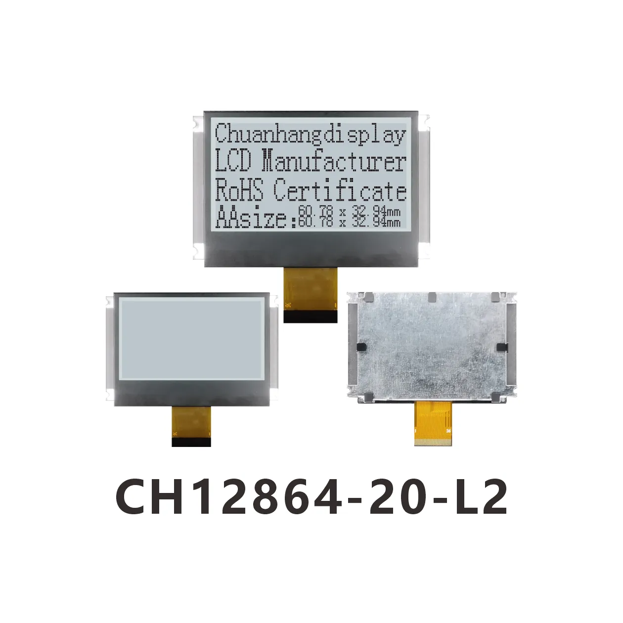 CH12864-20-L2   Module LCD COG 12864