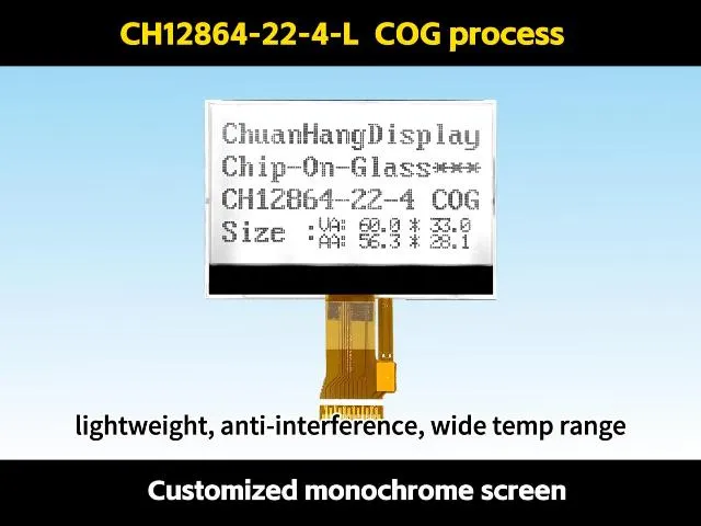 CH12864-22-4-L  cog lcd 12864 spi