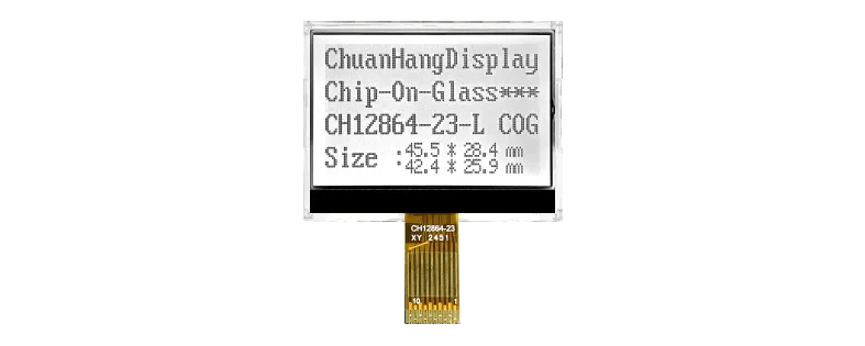 CH12864-23- L  Soud&eacute;   cog lcd display