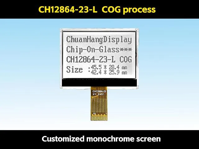 CH12864-23- L  Soud&eacute;   cog lcd display