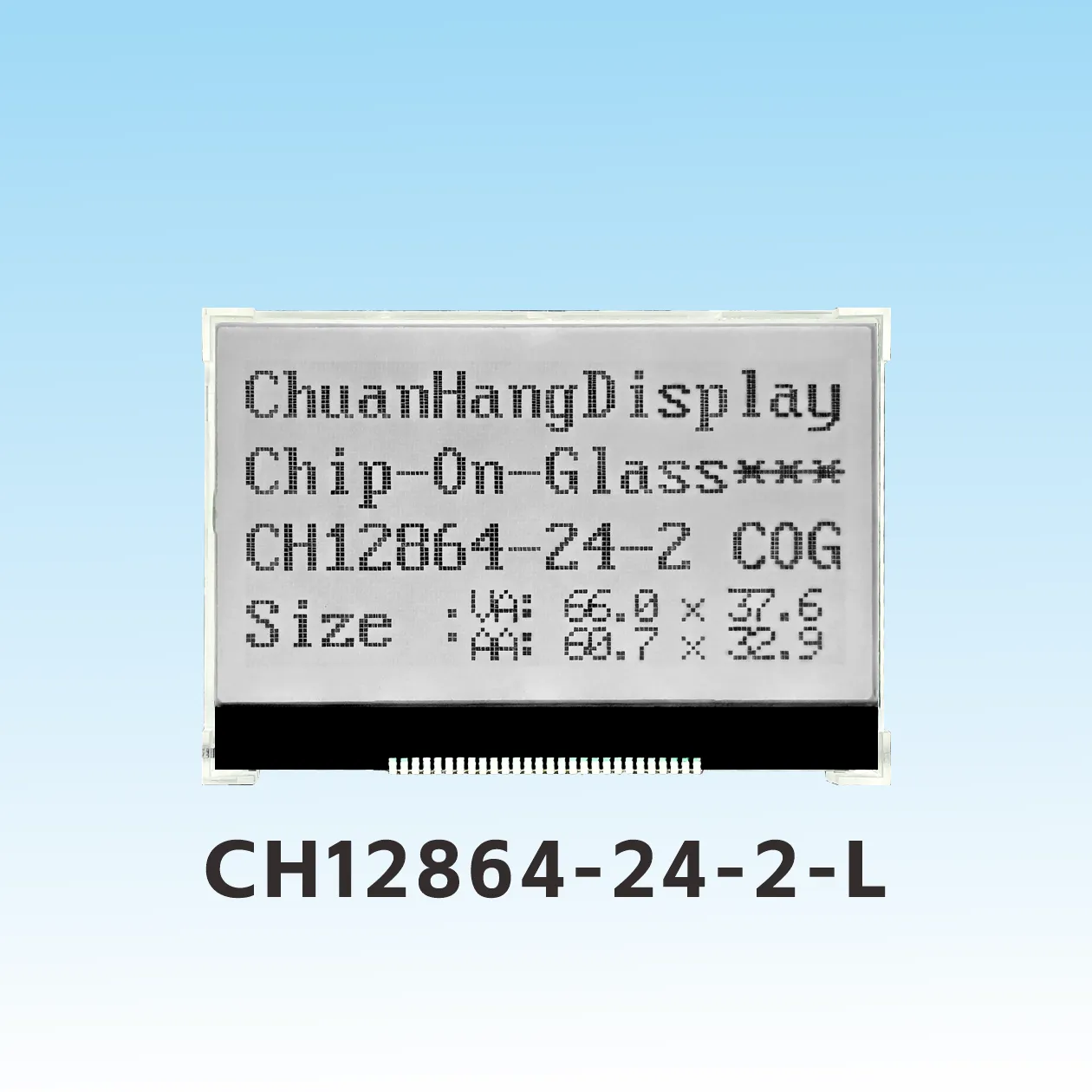 CH12864-24-2- L Schwei&szlig;stift 128x64 LCD Mono COG