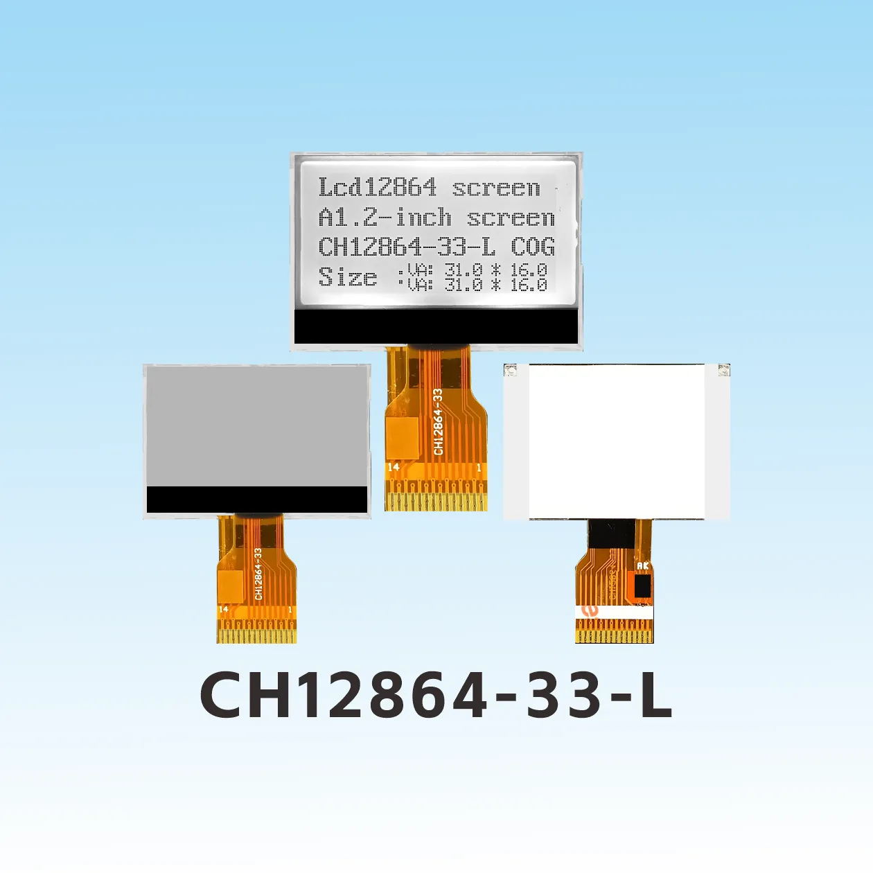CH12864-33- L 128x64 écran graphique LCD prix en Inde