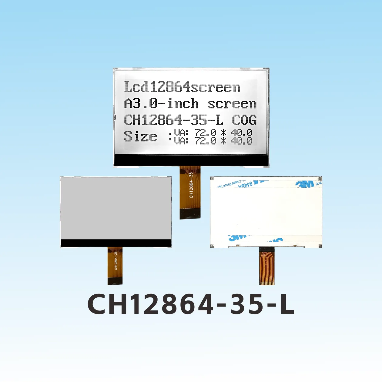 CH12864-35- L Brancher dans 128 64 cog lcd