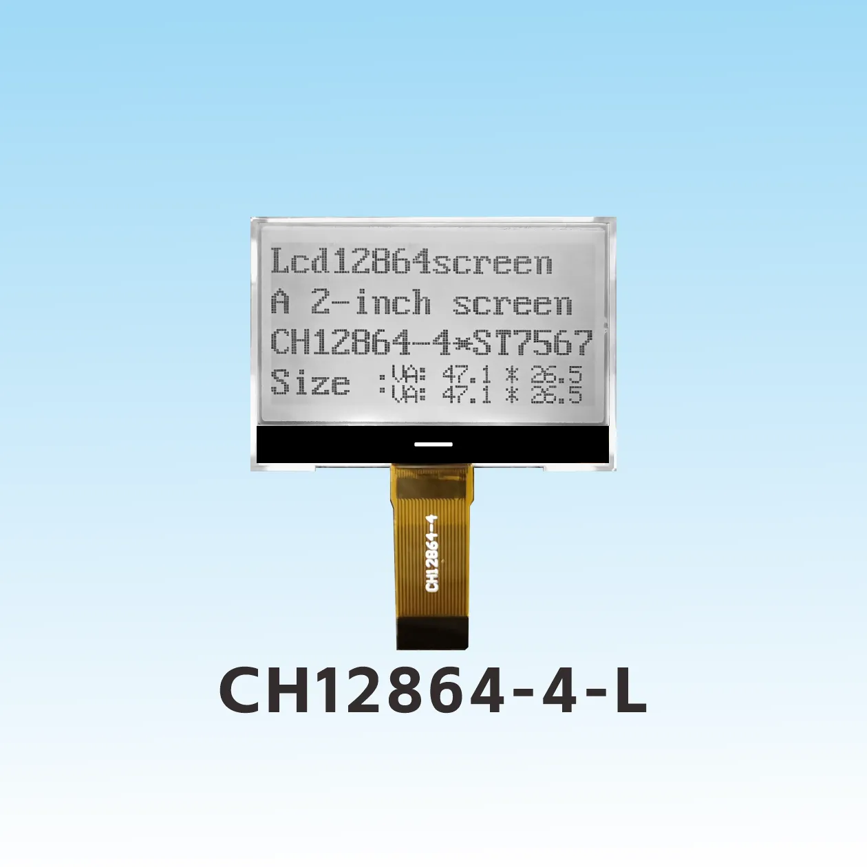 CH12864-4-L   12864 cog lcd