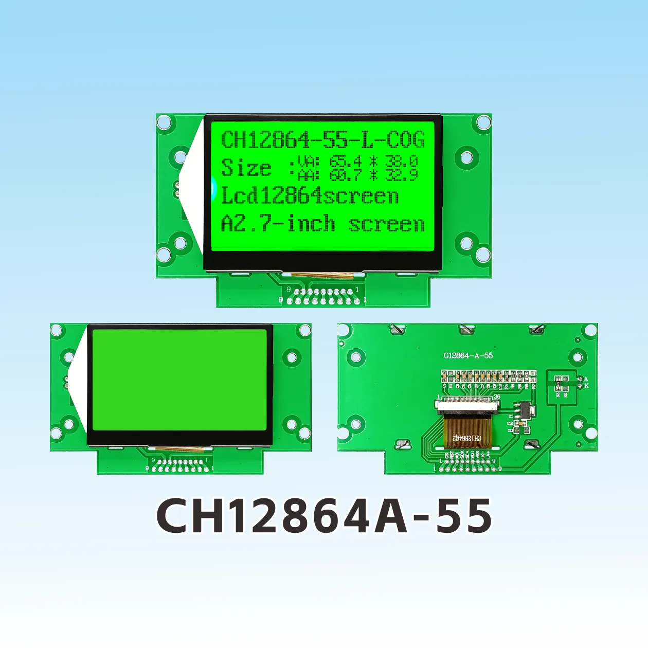 CH12864-55 affichage 128x64
