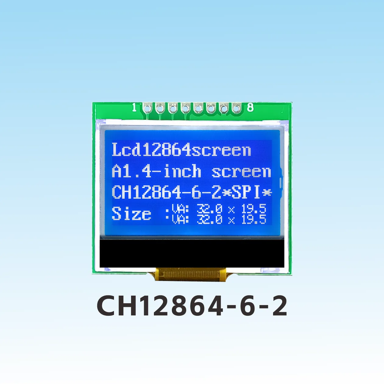 CH12864-6-2 12864b i2c