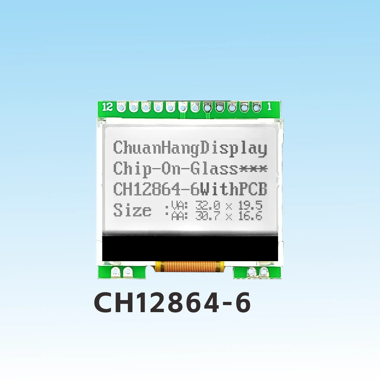 CH12864-6   Arduino-Display 128x64
