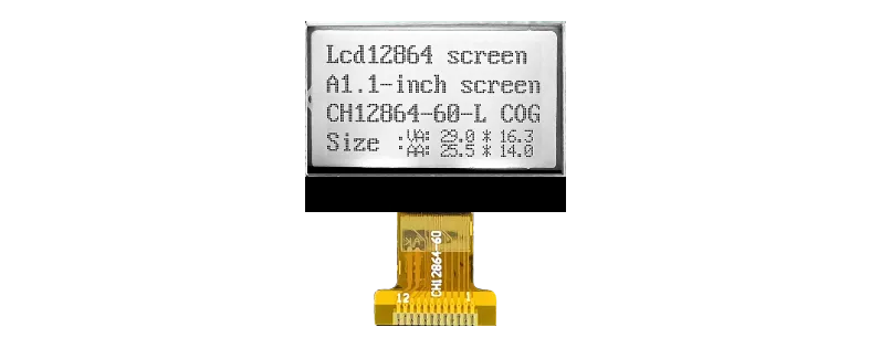 CH12864-60- L Soudure chine 12864 lcd module cog