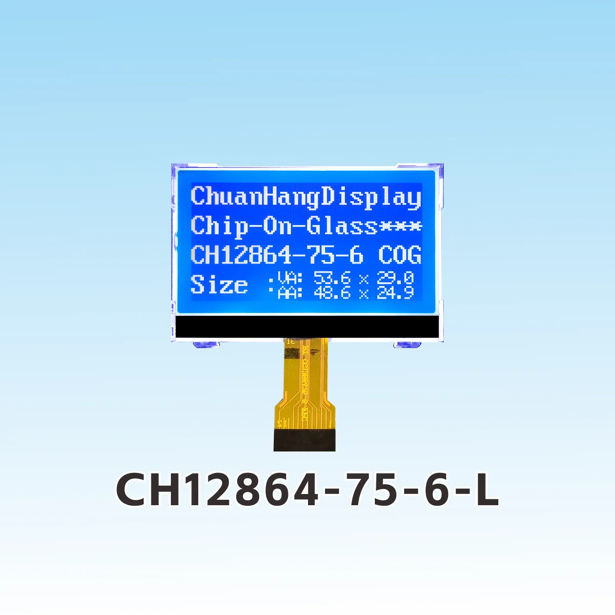 CH12864-75-6-L128x64 GLCD