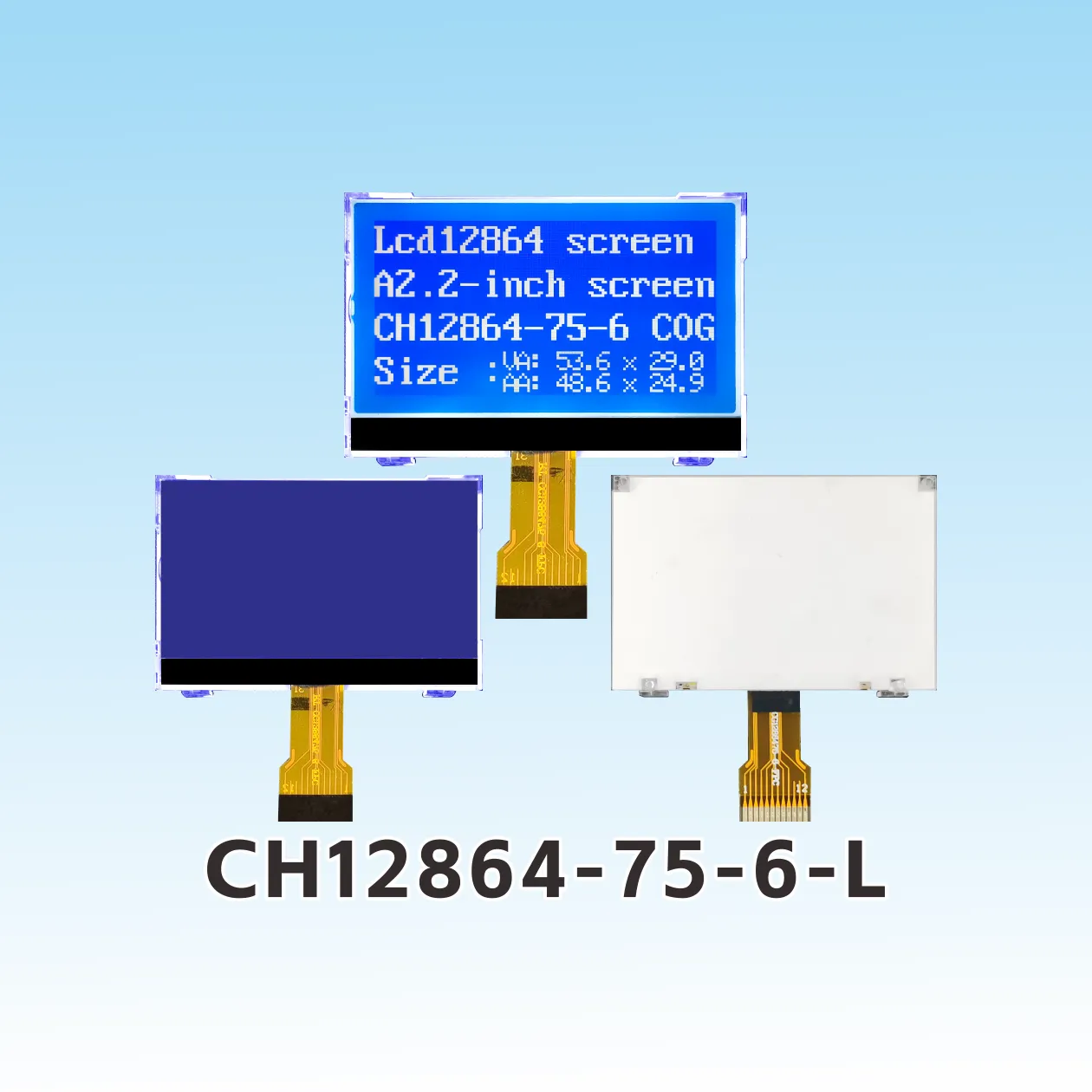 CH12864-75-6-L128x64 GLCD