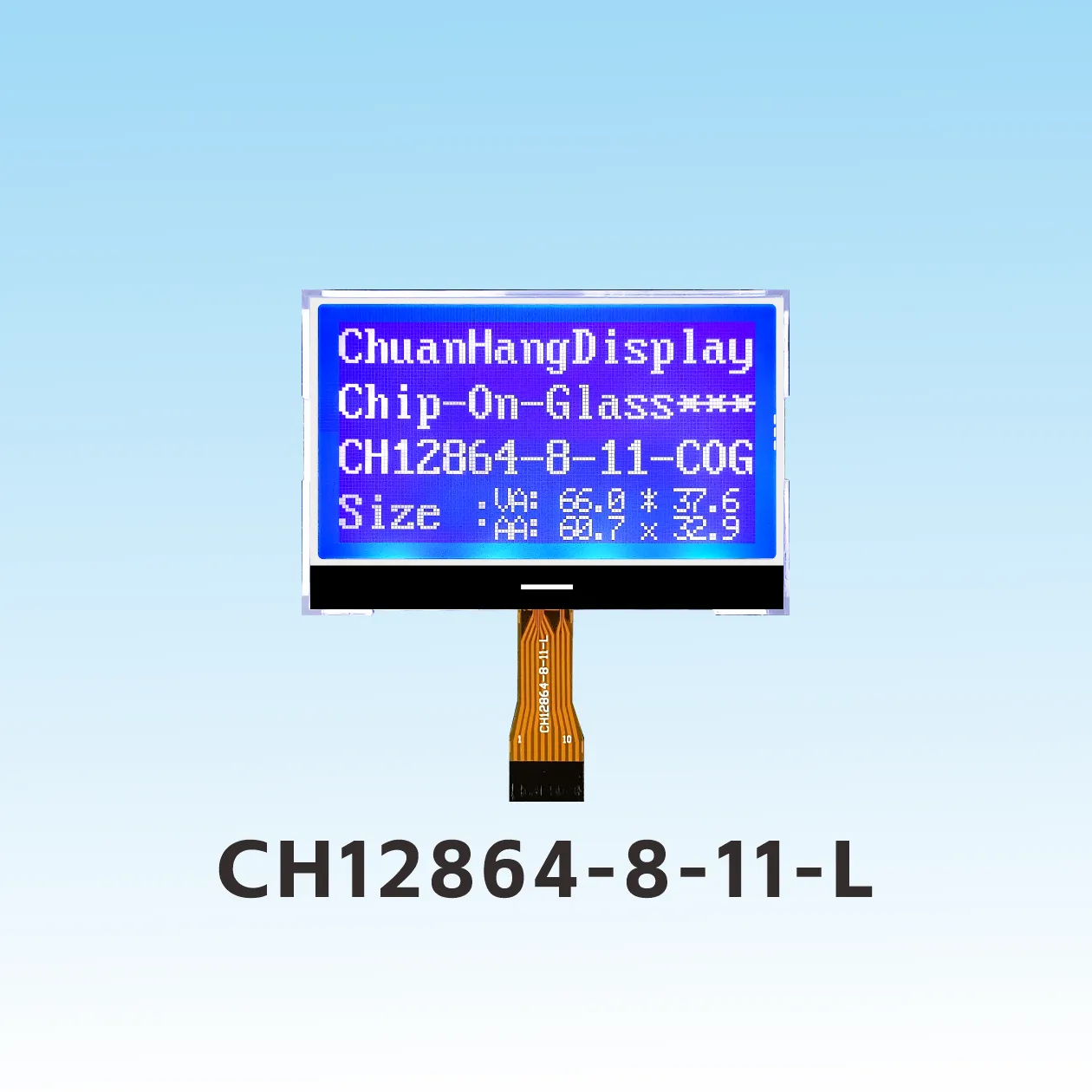 CH12864-8-11-L  Brancher lcd 128x64 i2c