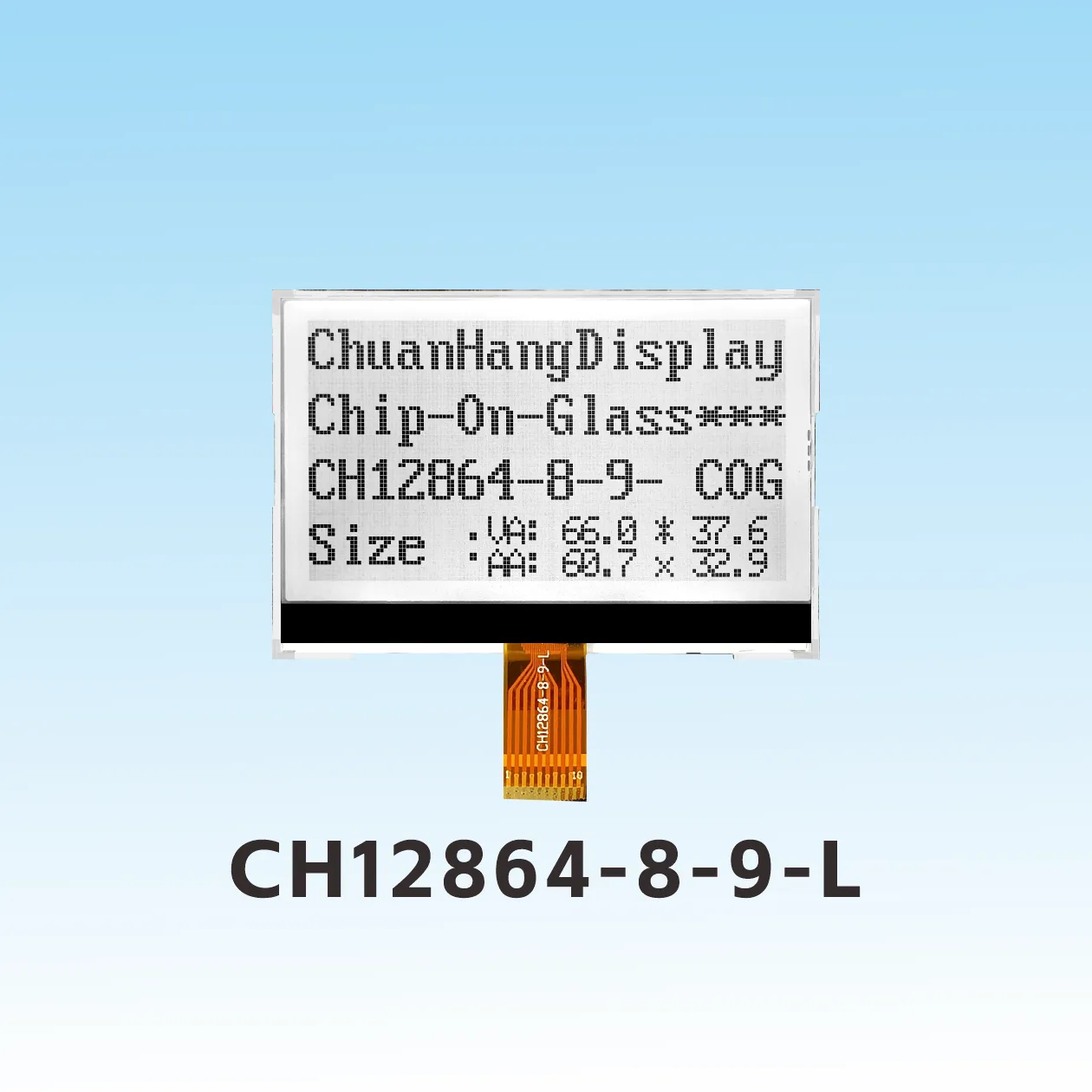 CH12864-8-9-L Weld 12864 lcd cog module
