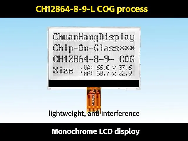 CH12864-8-9-L Weld 12864 lcd cog module