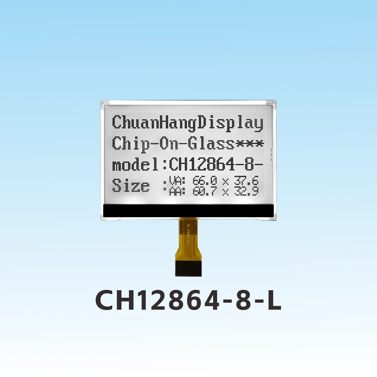 CH12864-8-L Plug-in COG LCD 12864