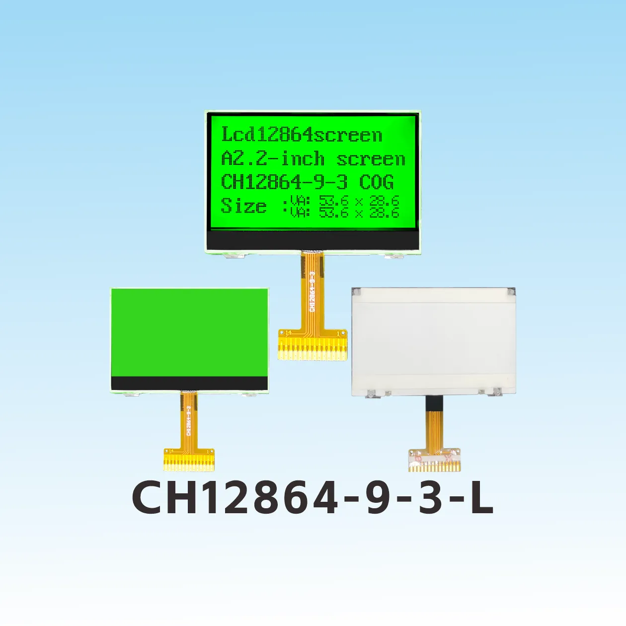 CH12864-9-3-L128x64 COG LCD-Module