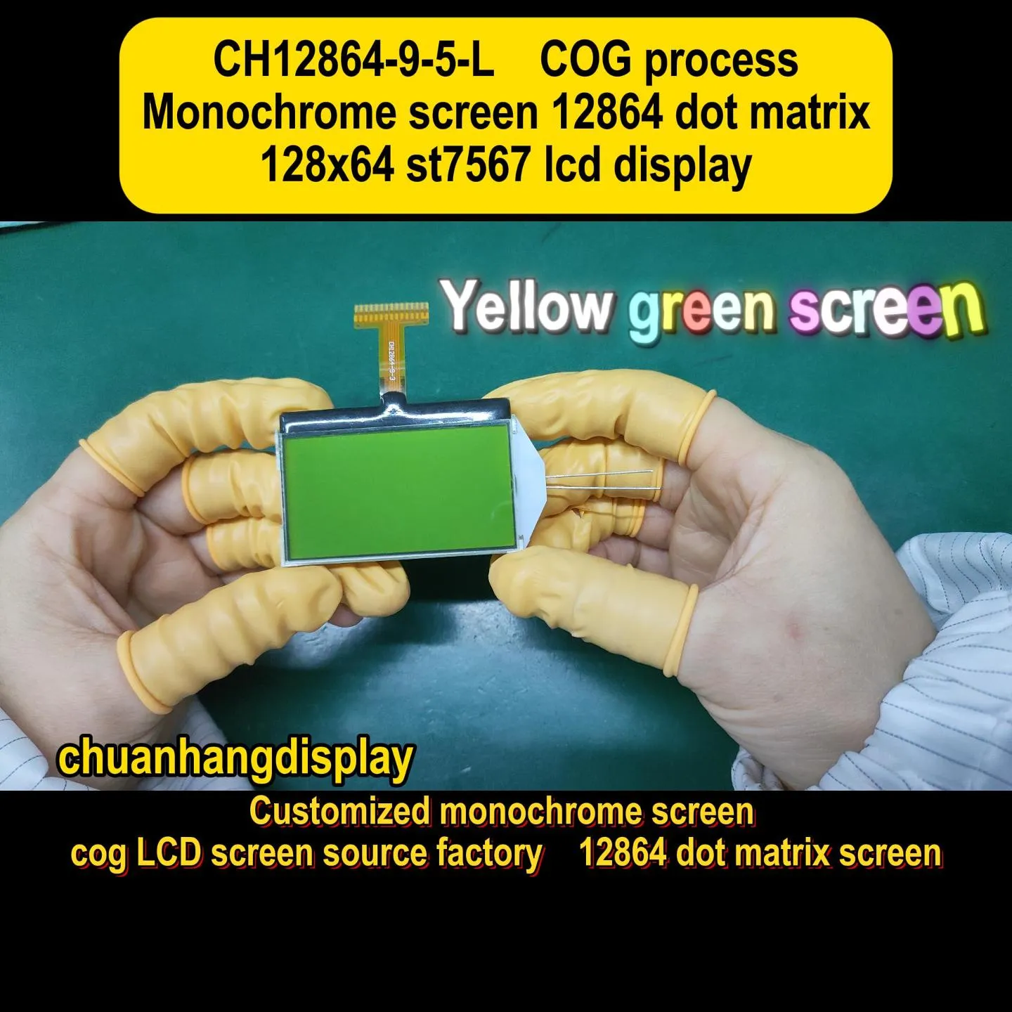 CH12864-9-5-L   COG 128X64 ST7565P