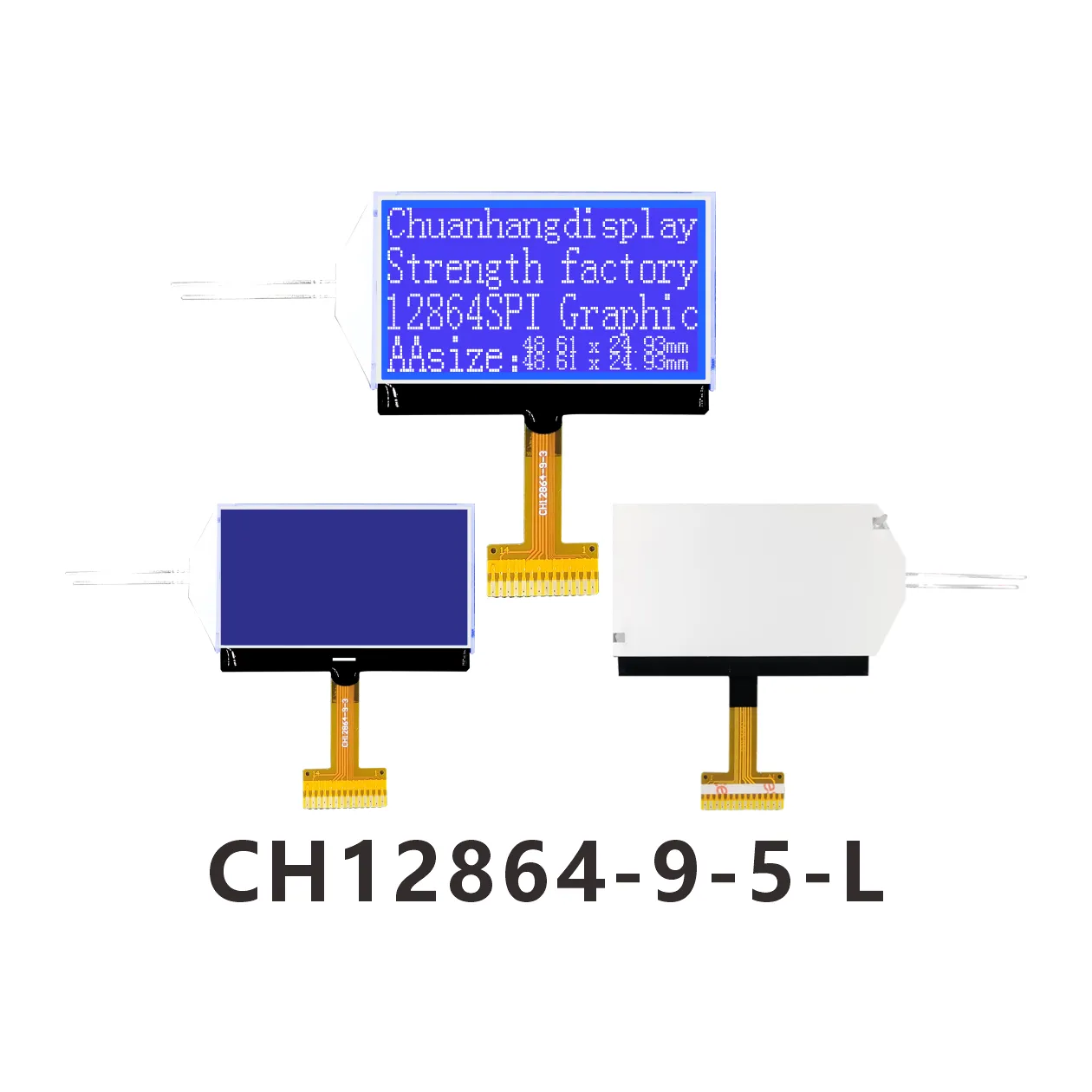 CH12864-9-5-L   COG 128X64 ST7565P