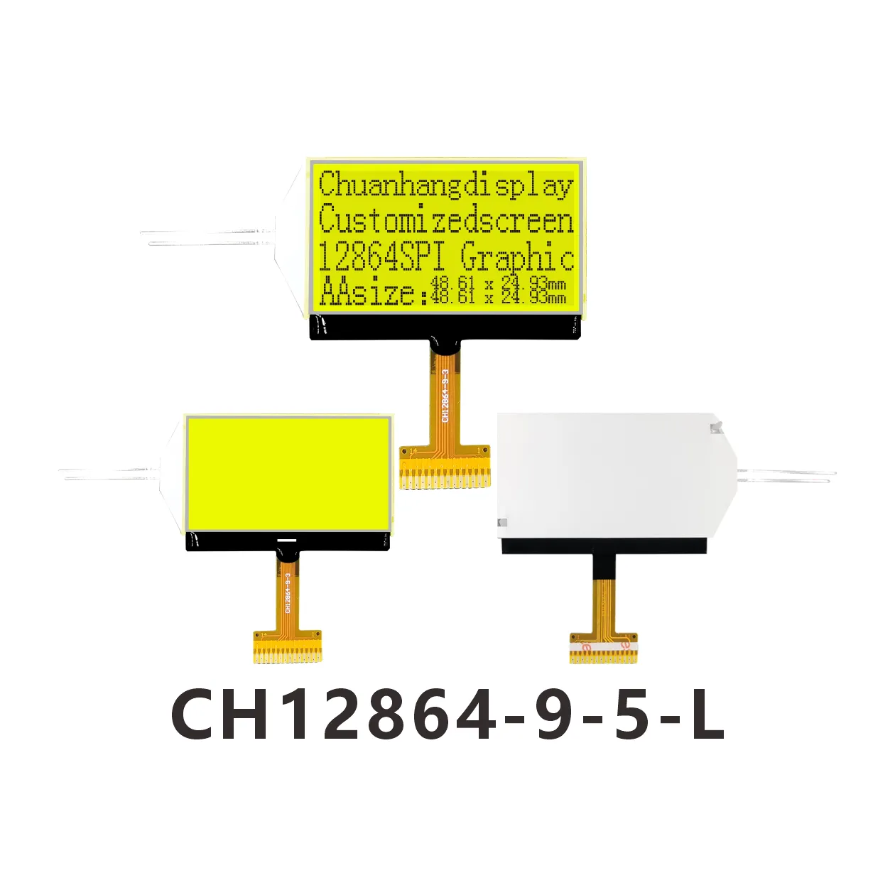 CH12864-9-5-L   COG 128X64 ST7565P