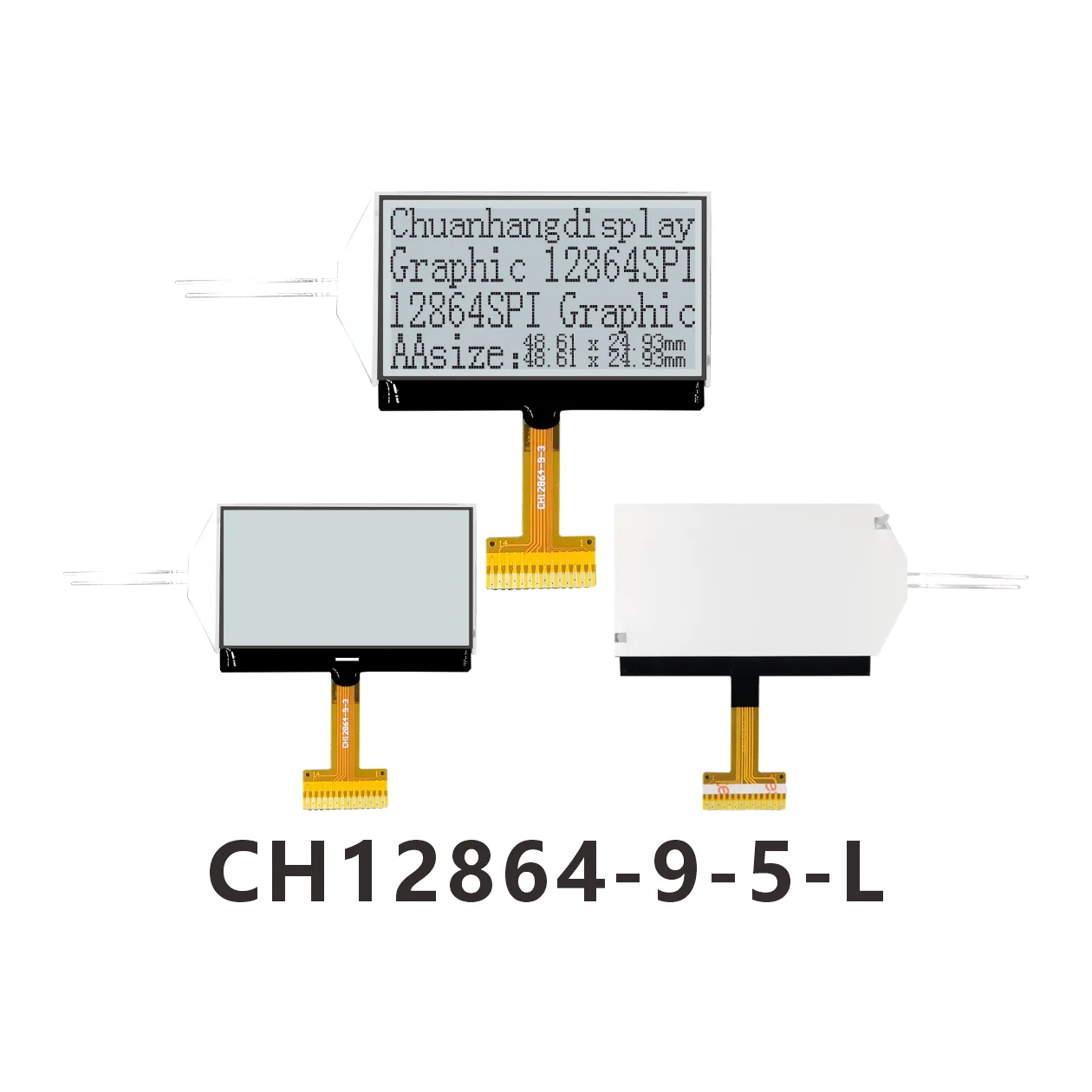 CH12864-9-5-L   COG 128X64 ST7565P