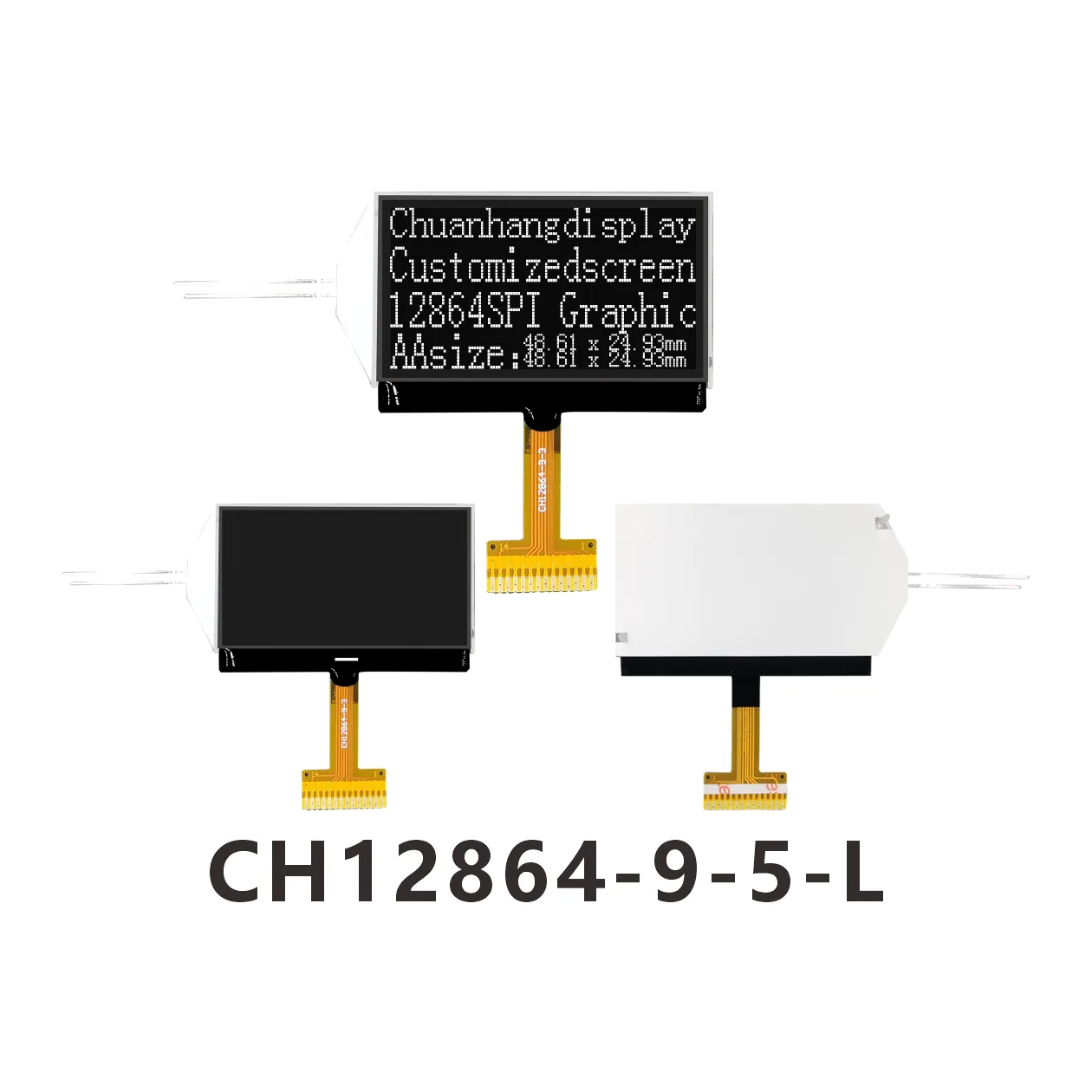 CH12864-9-5-L   COG 128X64 ST7565P