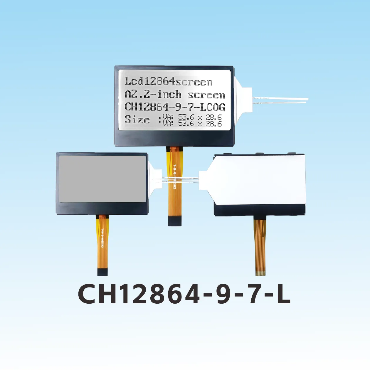 CH12864-9-7-L  Stecken Sie in LCD 12864 SPI