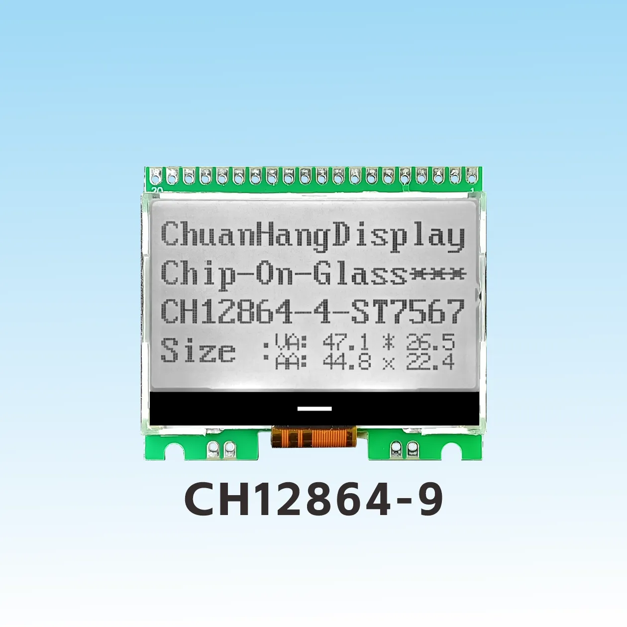 CH12864-9   Module LCD COG 12864