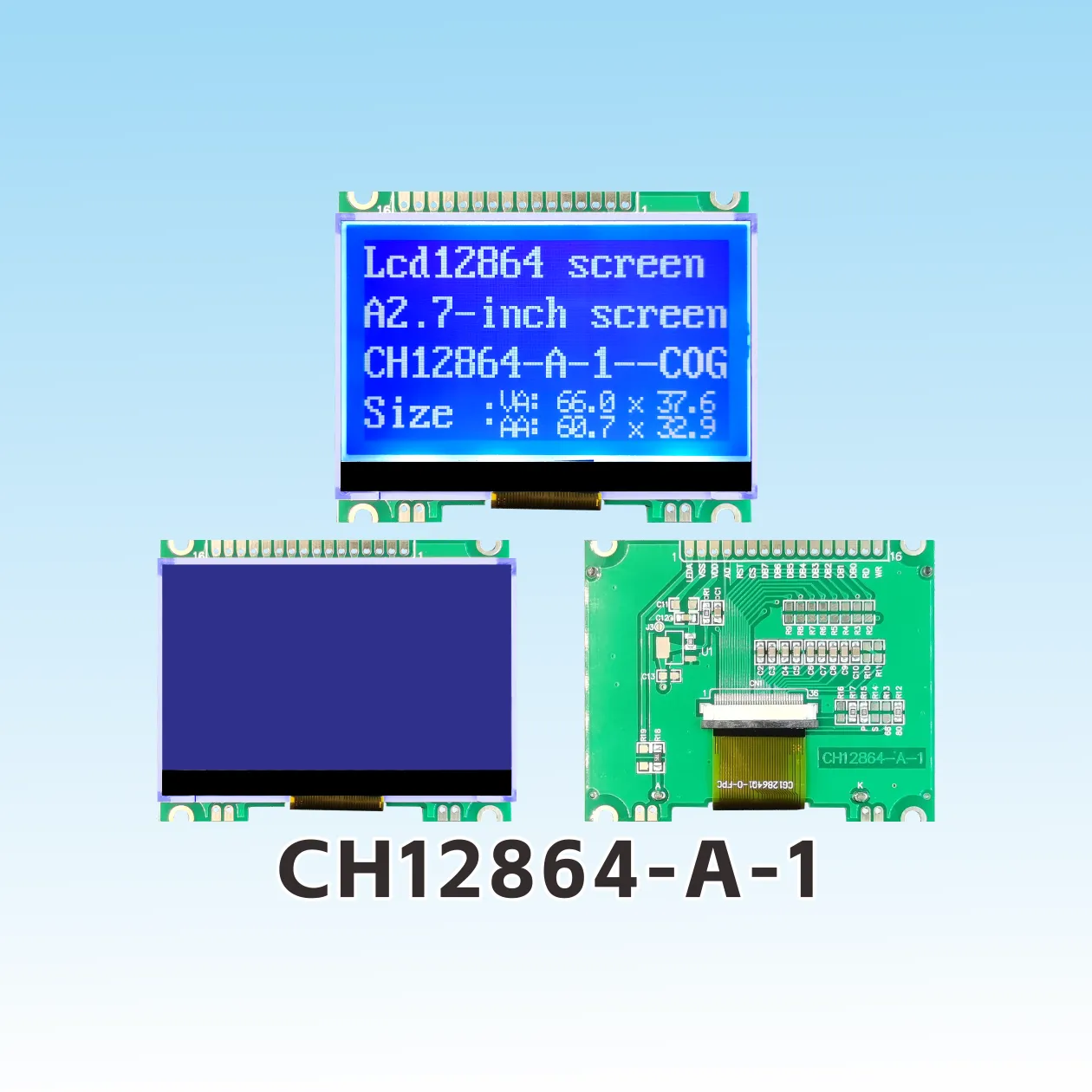CH12864-A-1 12864 écran graphique LCD