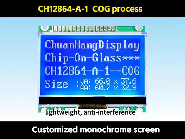 CH12864-A-1    12864 &eacute;cran graphique LCD