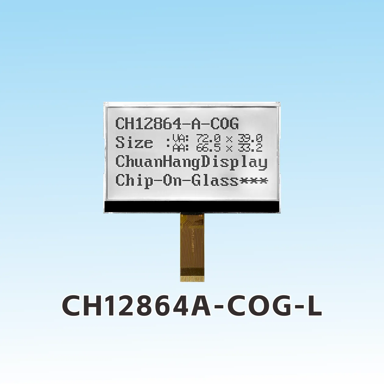 CH12864A-COG-L   COG-LCD-Display
