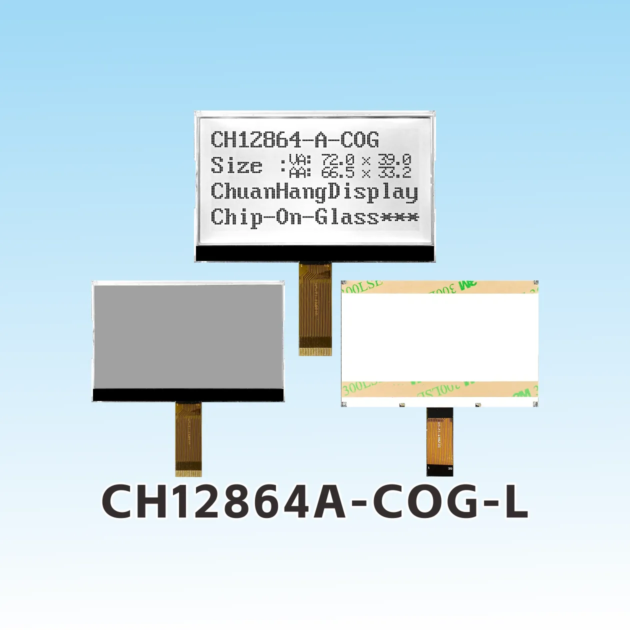 CH12864A-COG-L   COG-LCD-Display